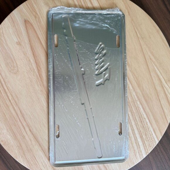 Flute-Themed Metal License Plate - A.I.M. 1989 Design By Albert E. - 12"x 6" - P - Picture 4 of 6